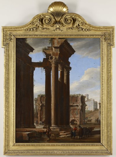 Vista en el Foro Romano de Viviano Codazzi; Michelangelo Cerquozzi
